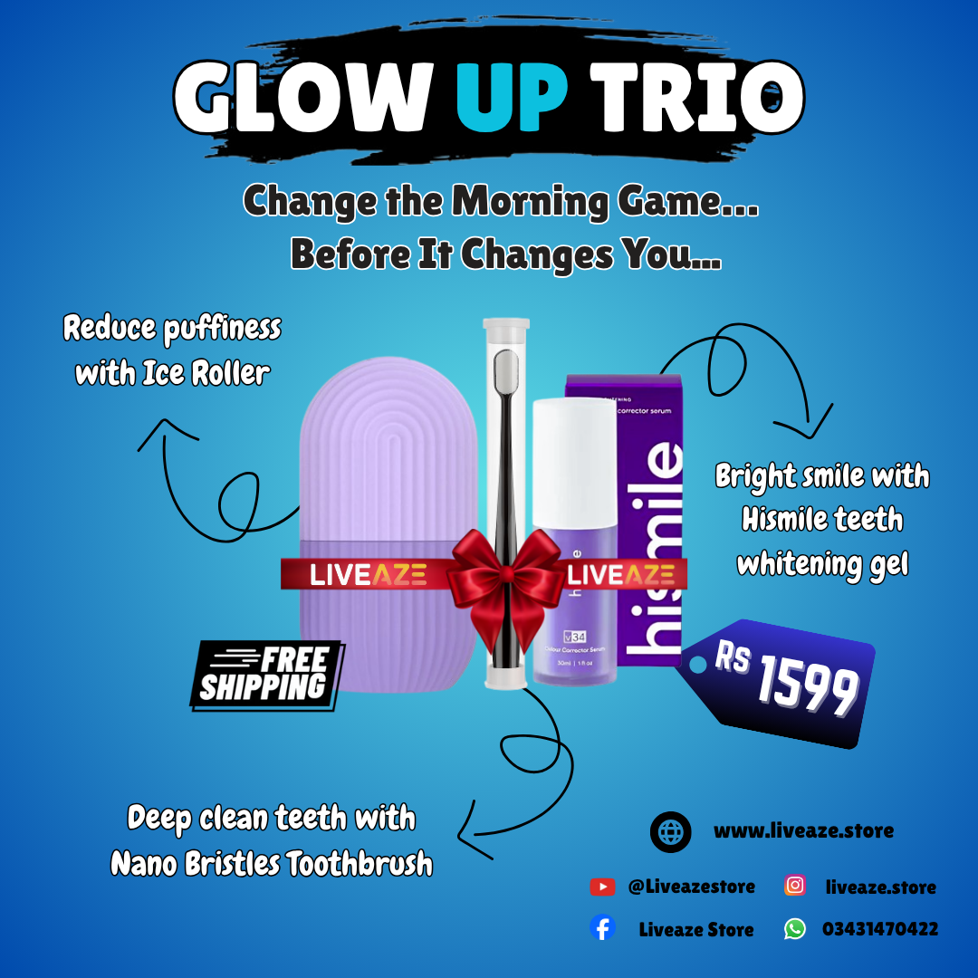 Glow Up Trio Kit – HiSmile, Ice Roller & Brush