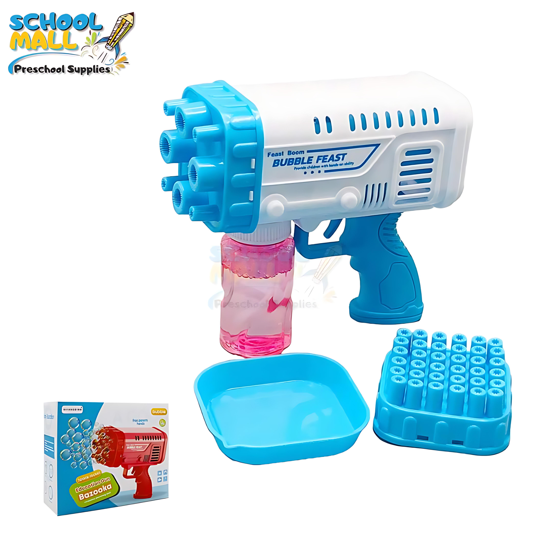 32-Hole 2-in-1 Bazooka Bubble Gun