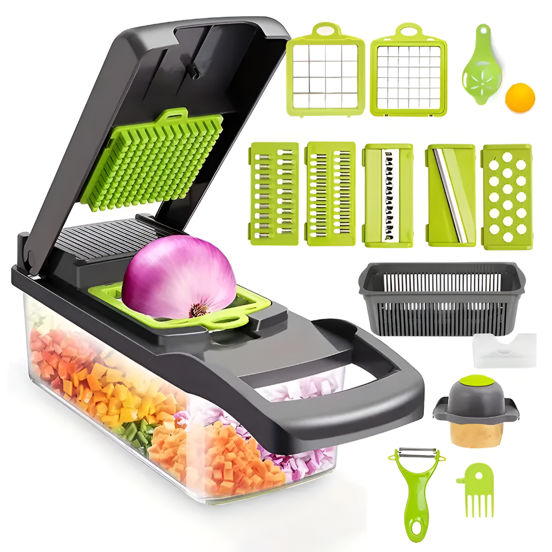 16-in-1 Multifunctional Vegetable Chopper & Slicer