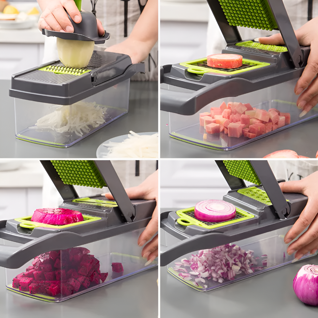 16-in-1 Multifunctional Vegetable Chopper & Slicer