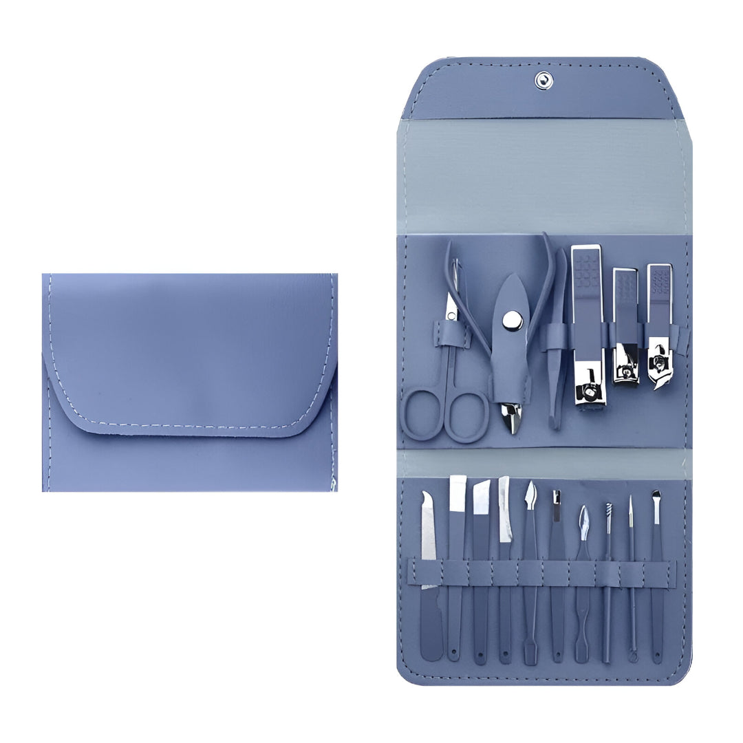 Manicure & Pedicure Grooming Kit – 16-Piece Set