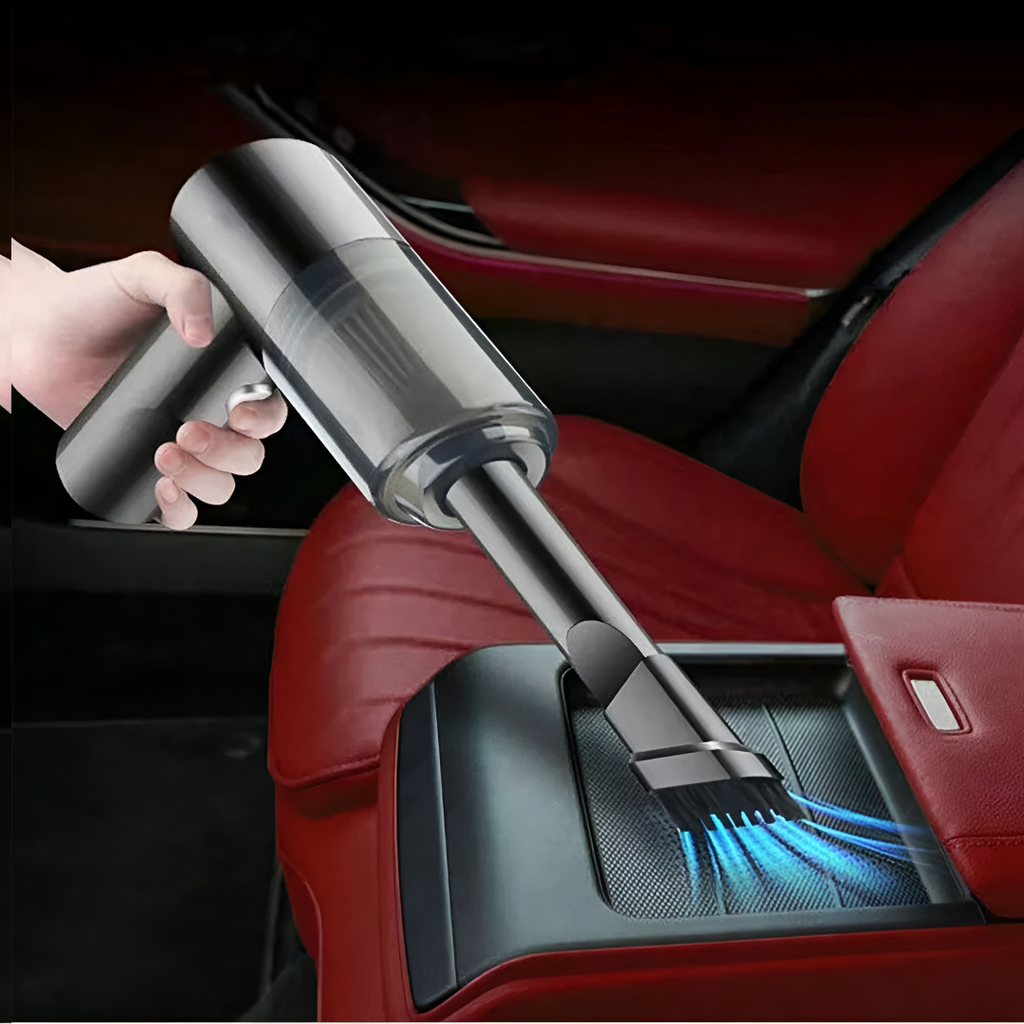 Portable 3-in-1 Car Vacuum Cleaner – Suction, Blower & Inflator