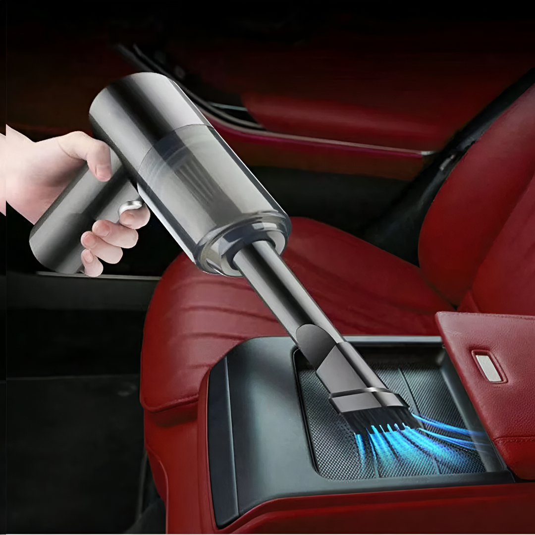 Portable 3-in-1 Car Vacuum Cleaner – Suction, Blower & Inflator